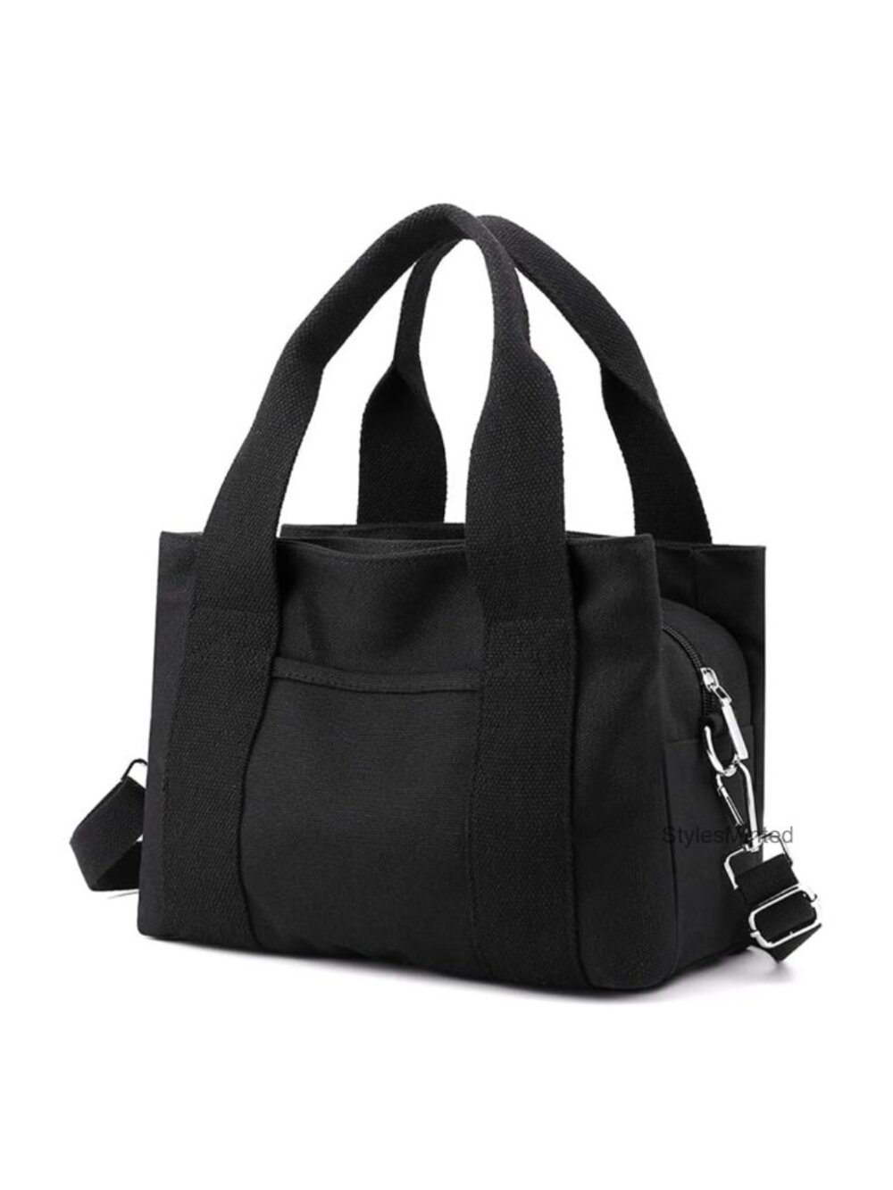 Canvas Tote Bag Women Shoulder Hobo Handbag with Strap